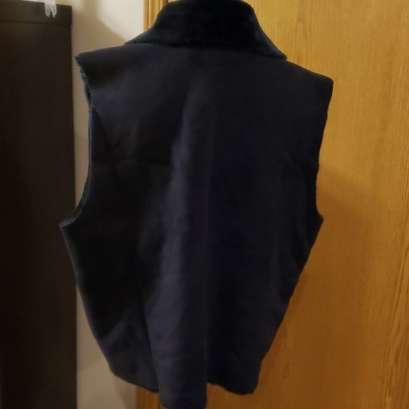 Ralph lauren black faux fur lined soft vest 🔥 - Picture 4 of 5